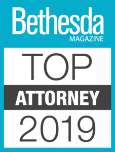 Bethesda Magazine Top Attorney 2019 Award
